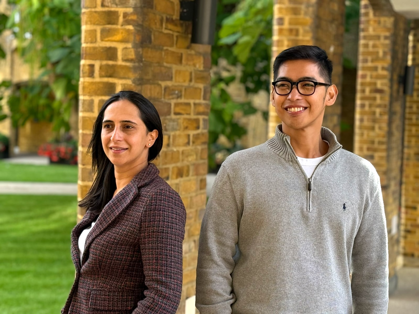 Vedika Harribarran and Ivan Ante, Flosendo co-founders